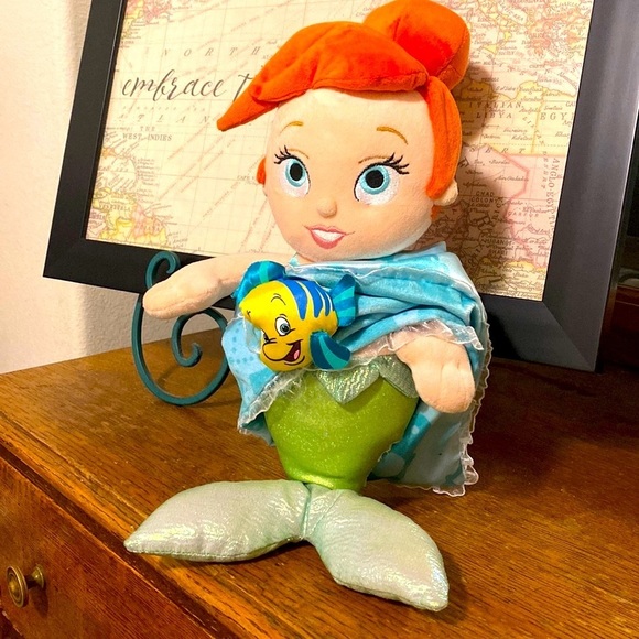 Baby Ariel The Little Mermaid from Disneyland parks plush with